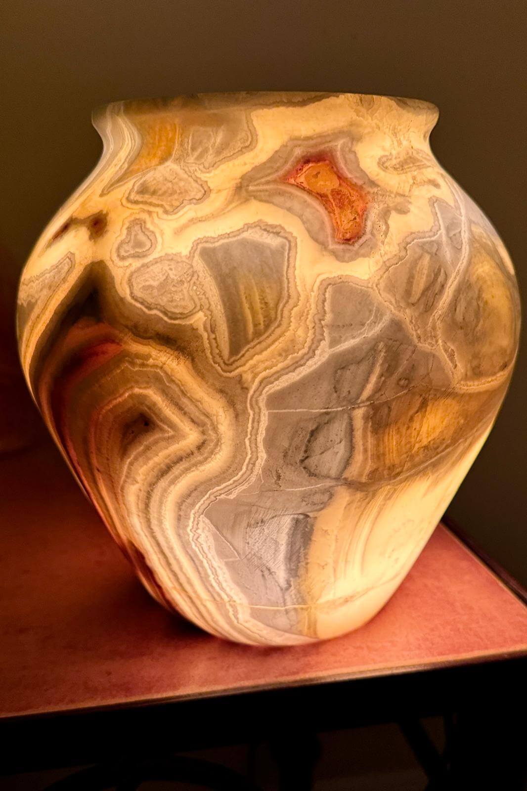 Egypt 2025 vase Egyptian Alabaster vase