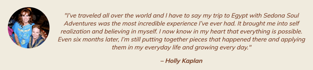 holly kaplan egypt testimonial