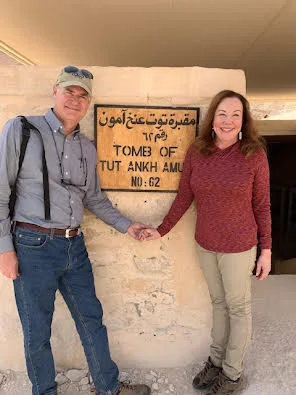 debra and richard tomb of tut