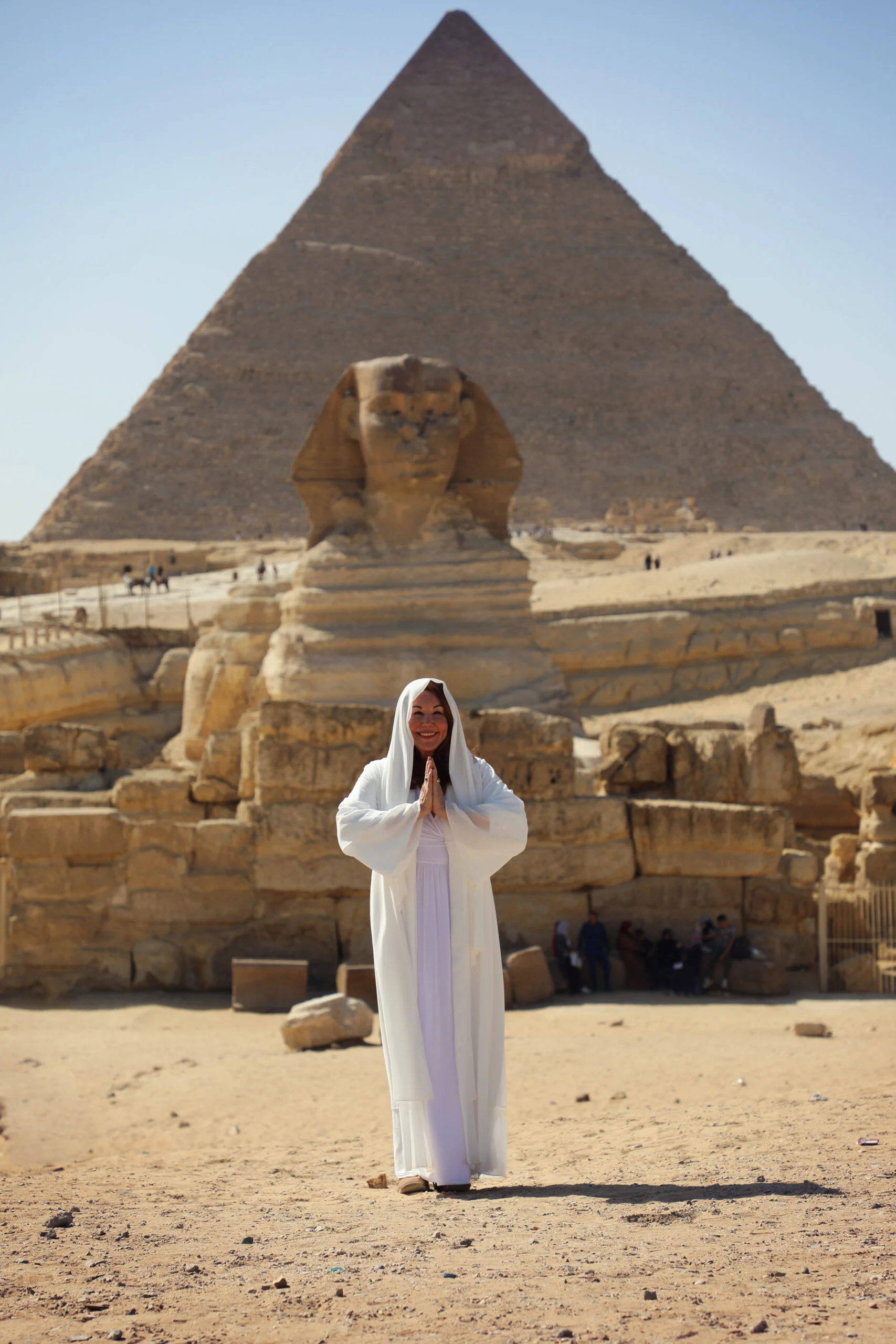 Debra White Prayer Pose