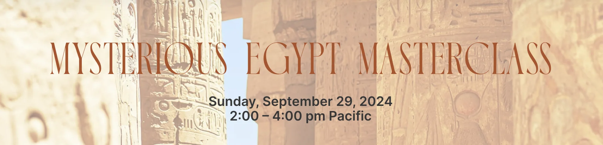 egypt masterclass 2024