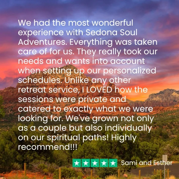 Sedona Soul Adventures Couples Retreat Testimonial
